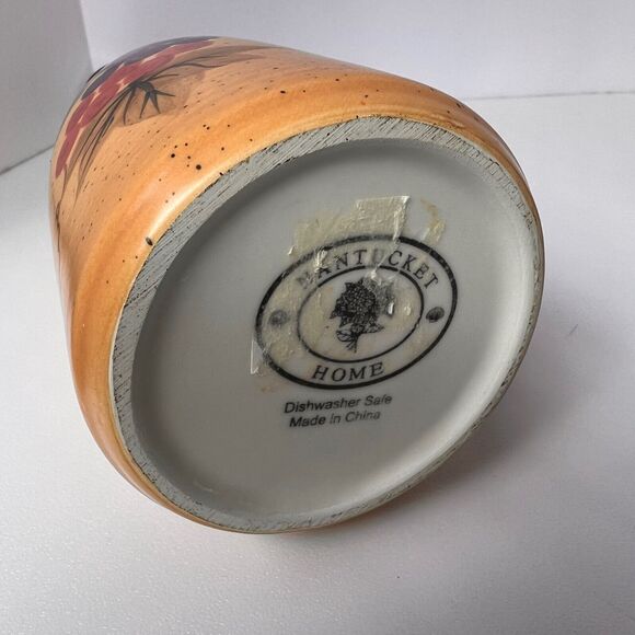 Nantucket Home Hand Painted Ceramic Olive Oil Dipping Set Cruet Bowls Grapes - Picture 6 of 11